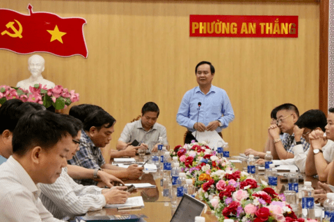Bộ Nông nghiệp và Môi trường làm việc với phường An Thắng (Đà Nẵng)